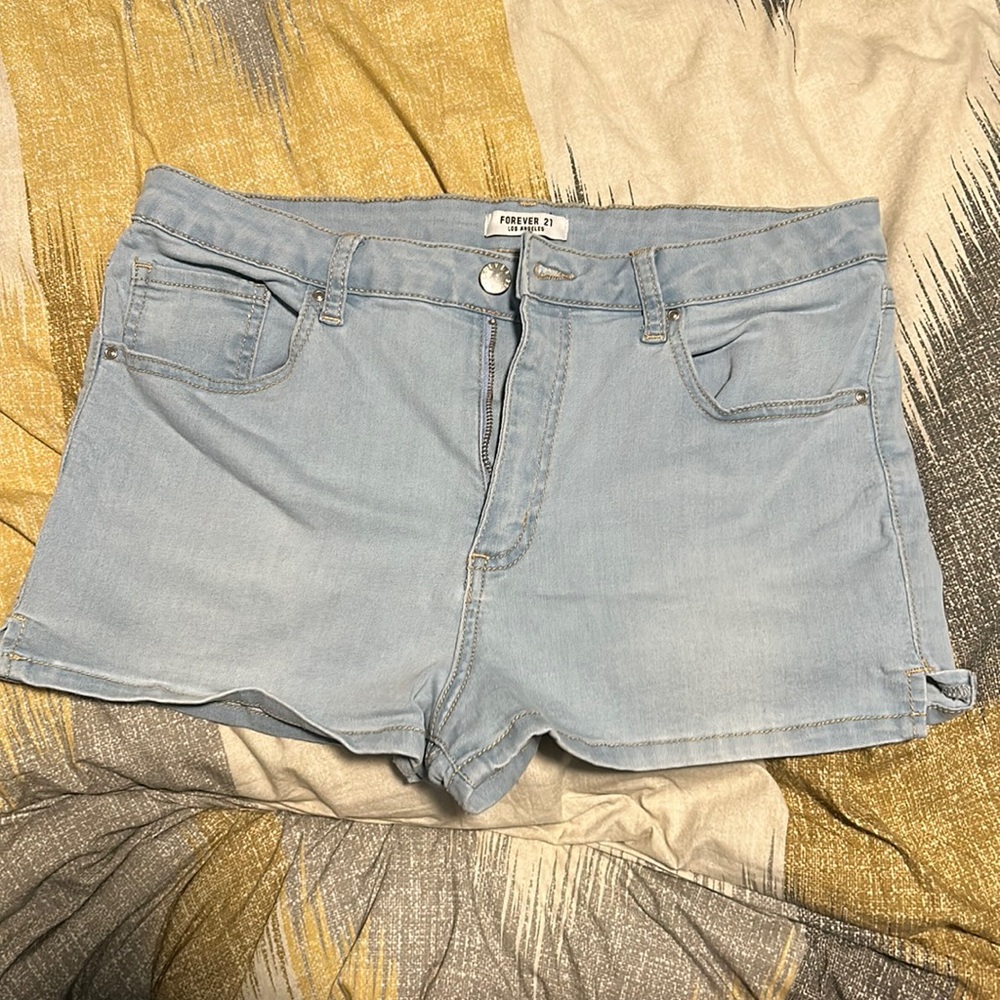 Light Color Blue shorts from Forever 21. Size 31.